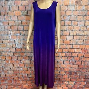 Ronni‎ Nicole Vintage 90’s Purple Ombré Maxi Dress